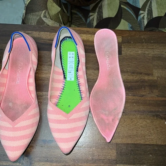 Rothy’s Macaron Stripe Point Limited Edition Retired - Picture 5 of 12